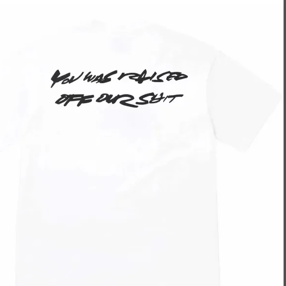 M and White 24SS S Futura Tee Black Box XL Logo L 0923